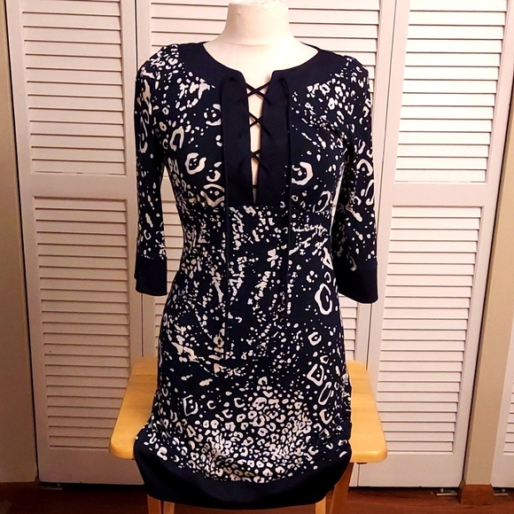 Lace Up Dress - Picture 1 of 7